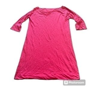 Pink 3/4 sleeves Lilly Pulitzer tshirt dress